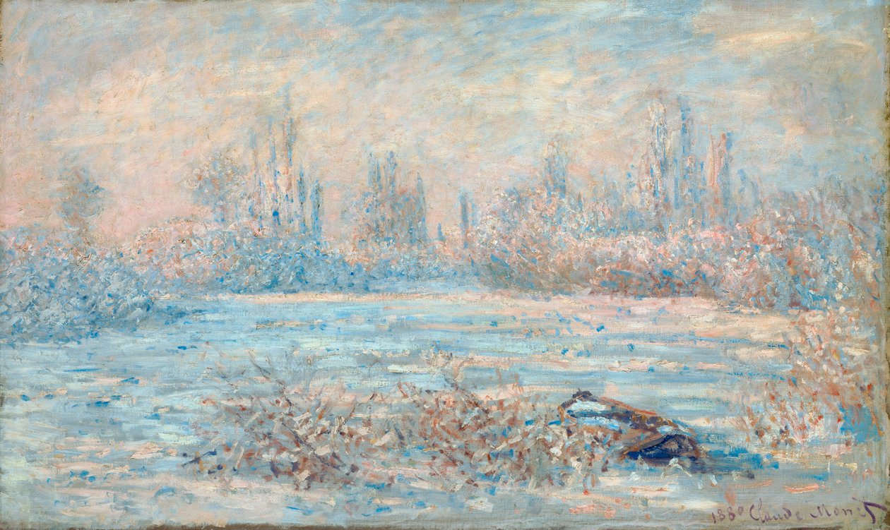 Escarcha, 1880 de Claude Monet