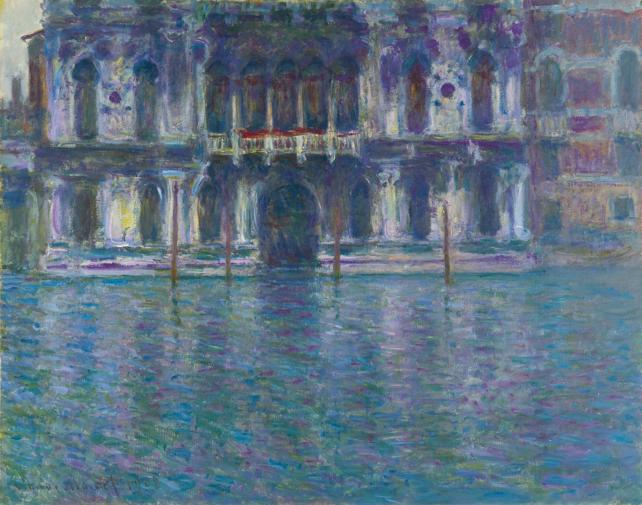 Alemán: Le Palais Contarini Le Palais Contarini de Claude Monet