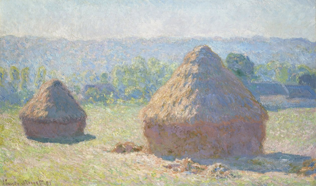 Pajar de la Tarde, 1891 de Claude Monet