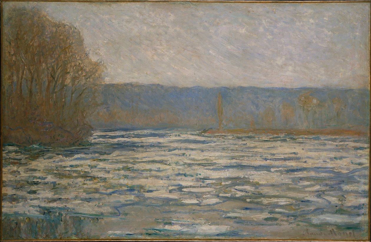 Deshielo en el Sena cerca de Bennecourt de Claude Monet