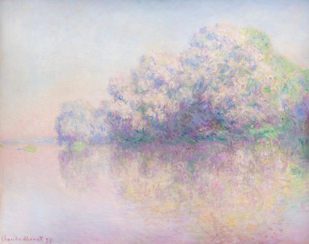 Isla de ortigas de Claude Monet