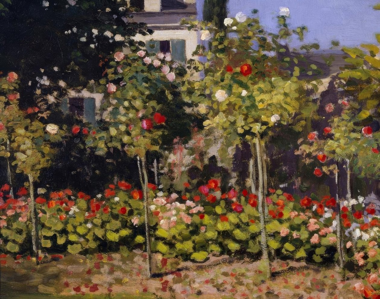 Jardín en flores de Claude Monet
