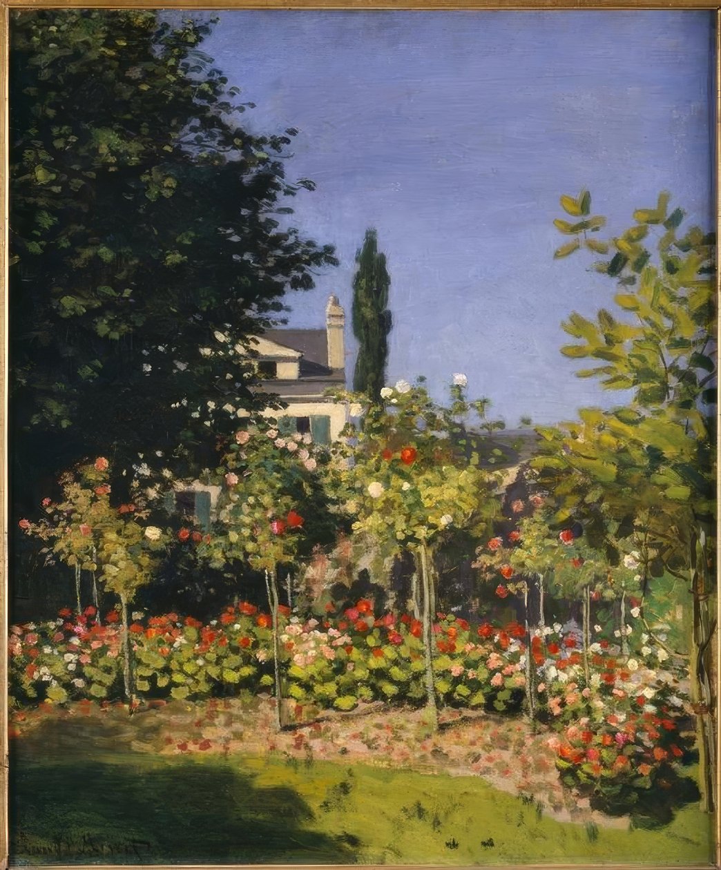 Jardín en flores de Claude Monet