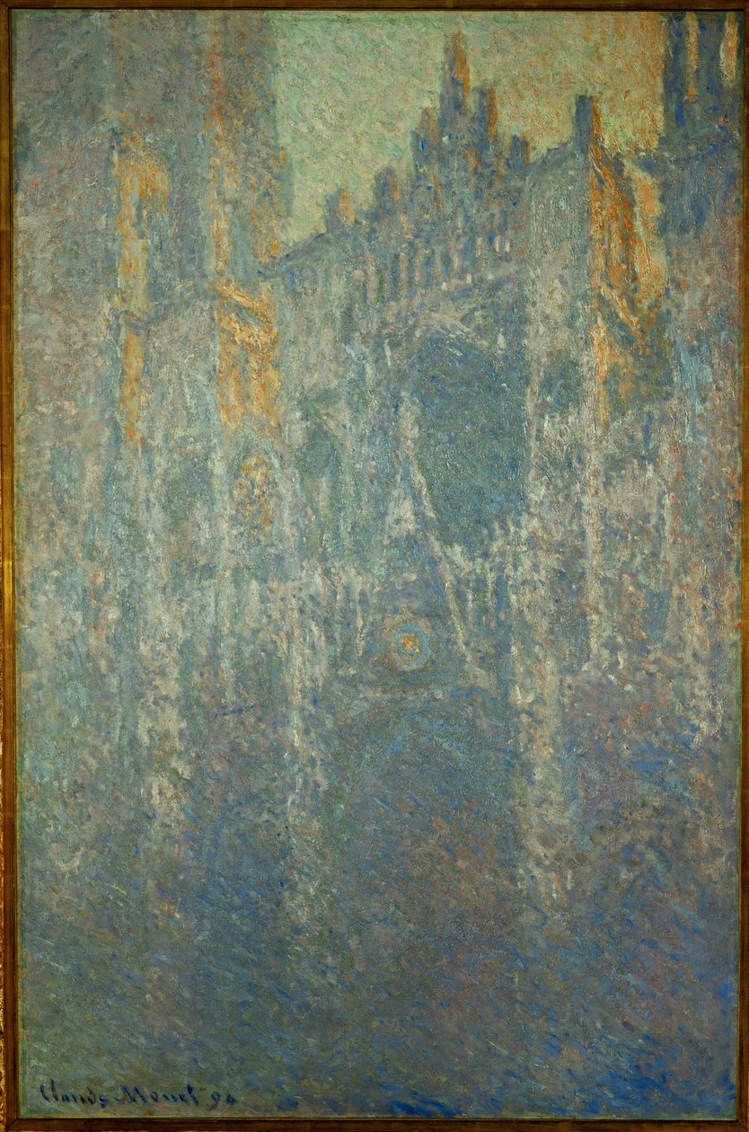 La Cathedrale de Rouen, niebla (óleo sobre lienzo) de Claude Monet