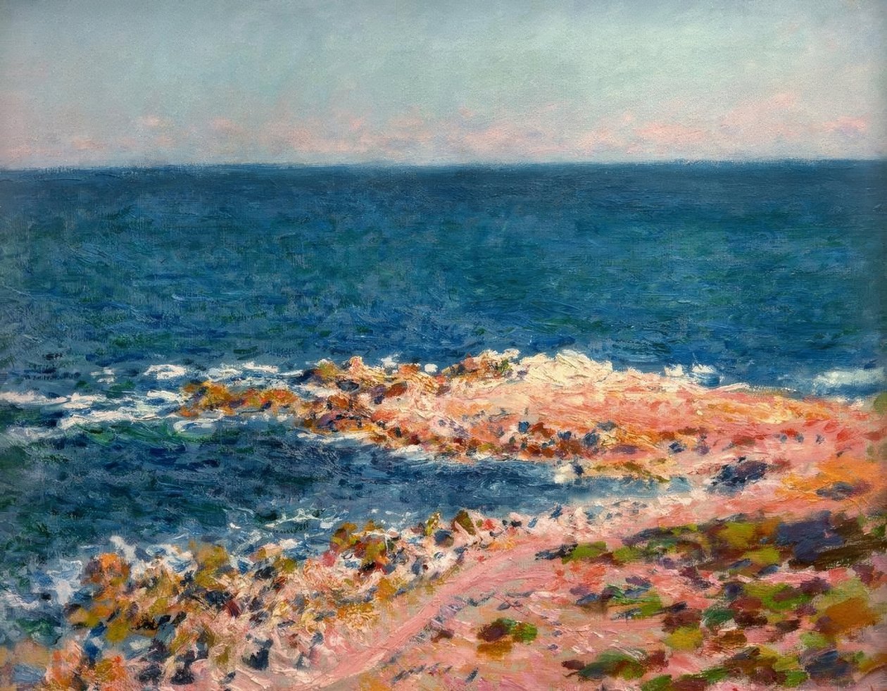 La Gran Azul en Antibes de Claude Monet