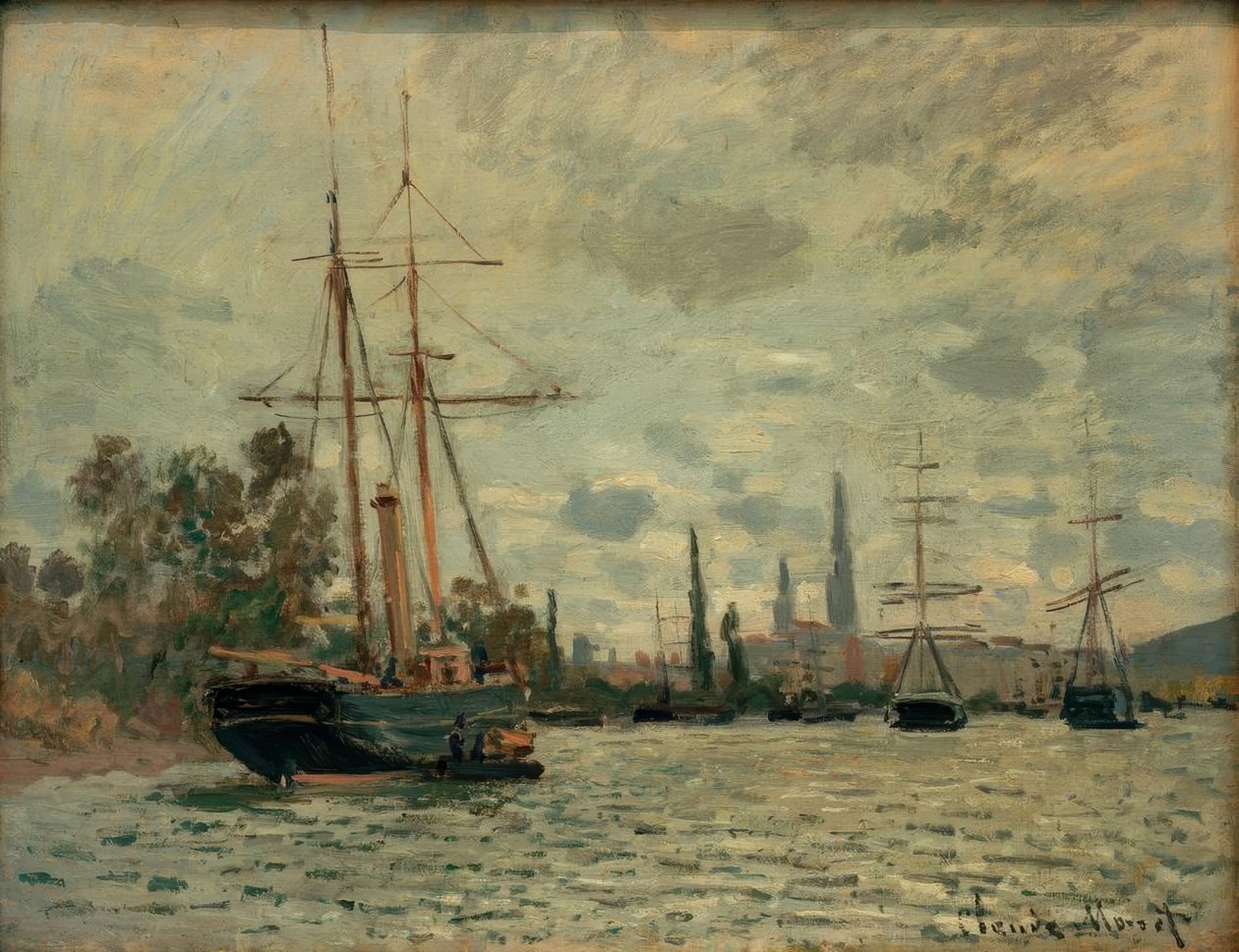 El Sena en Rouen de Claude Monet