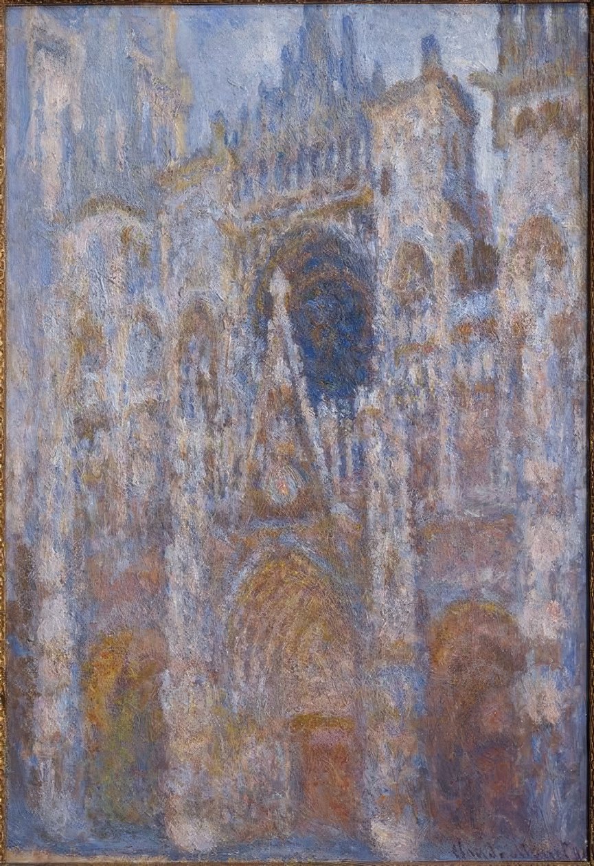 La catedral de Rouen. El portal, sol matinal. armonía de Claude Monet