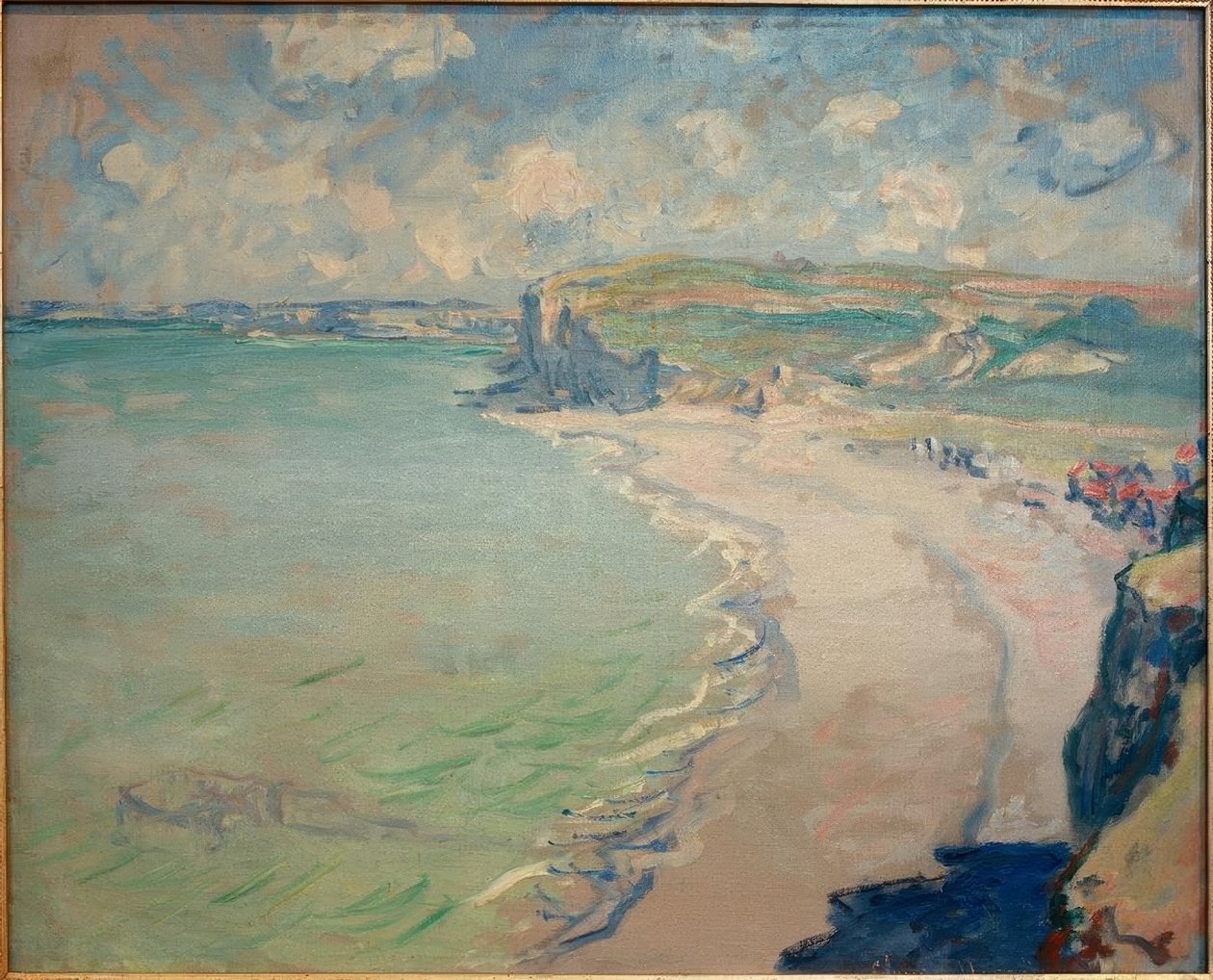 La plage de Pourville de Claude Monet