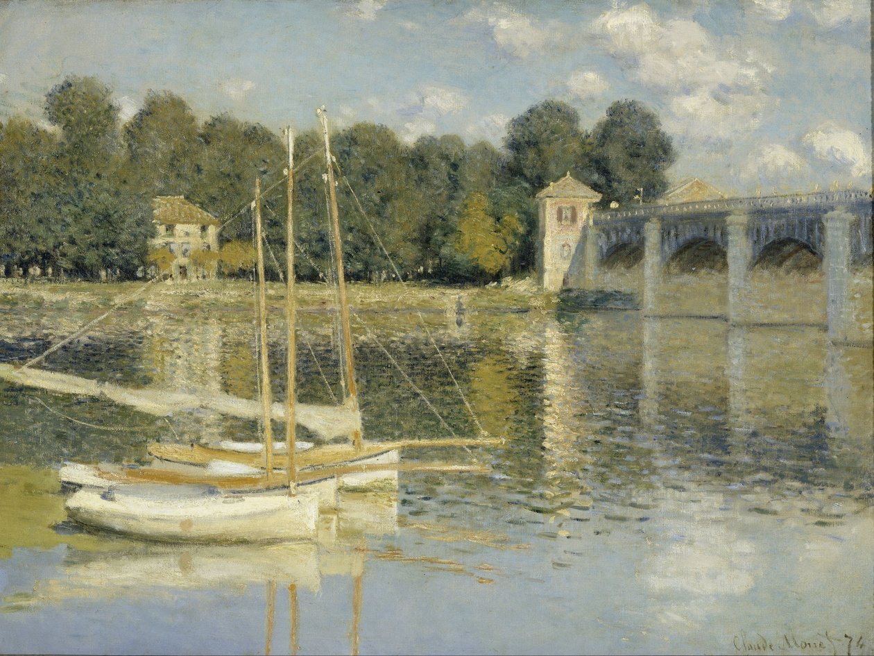El puente de Argenteuil de Claude Monet