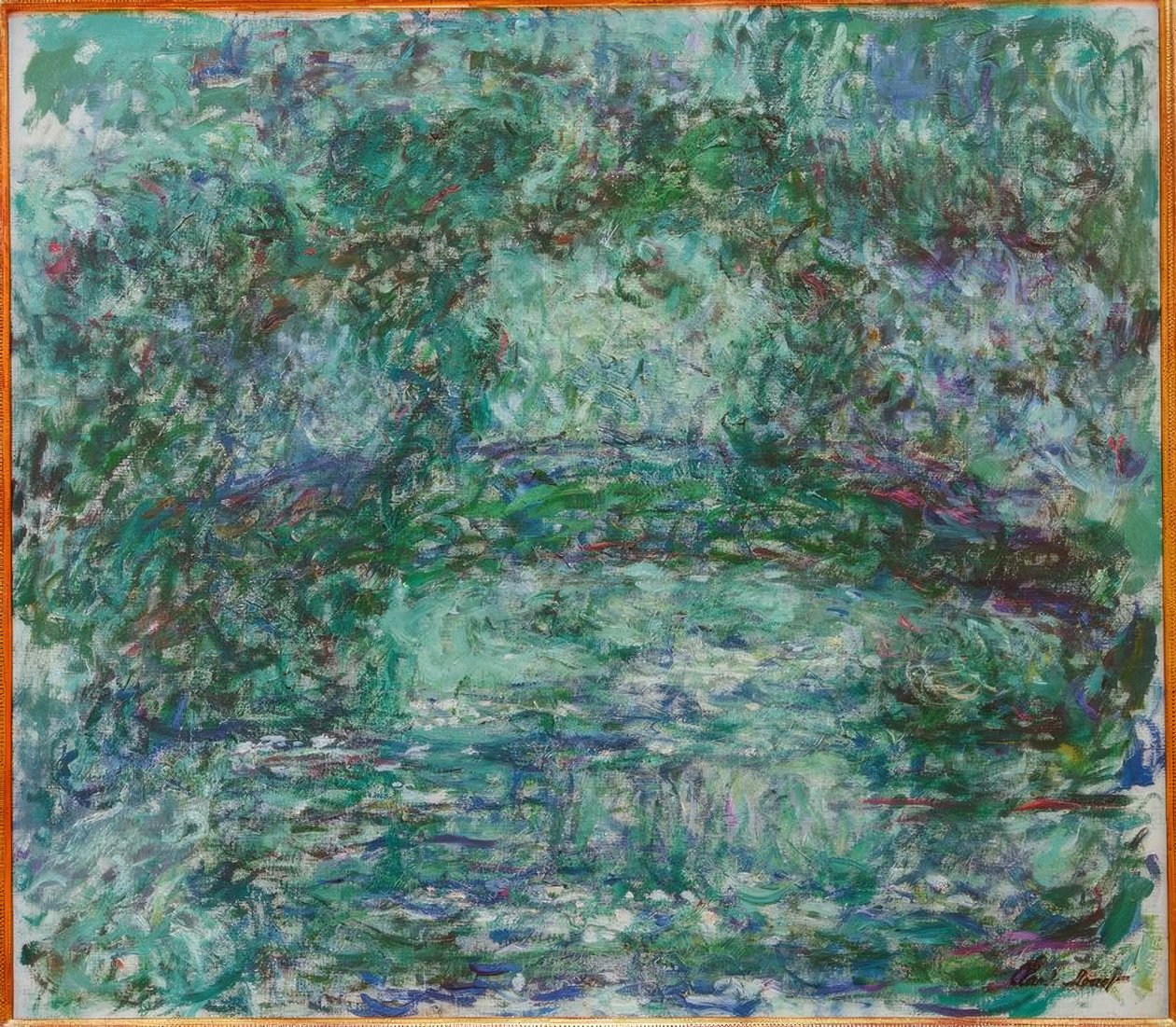 El puente japonés de Claude Monet