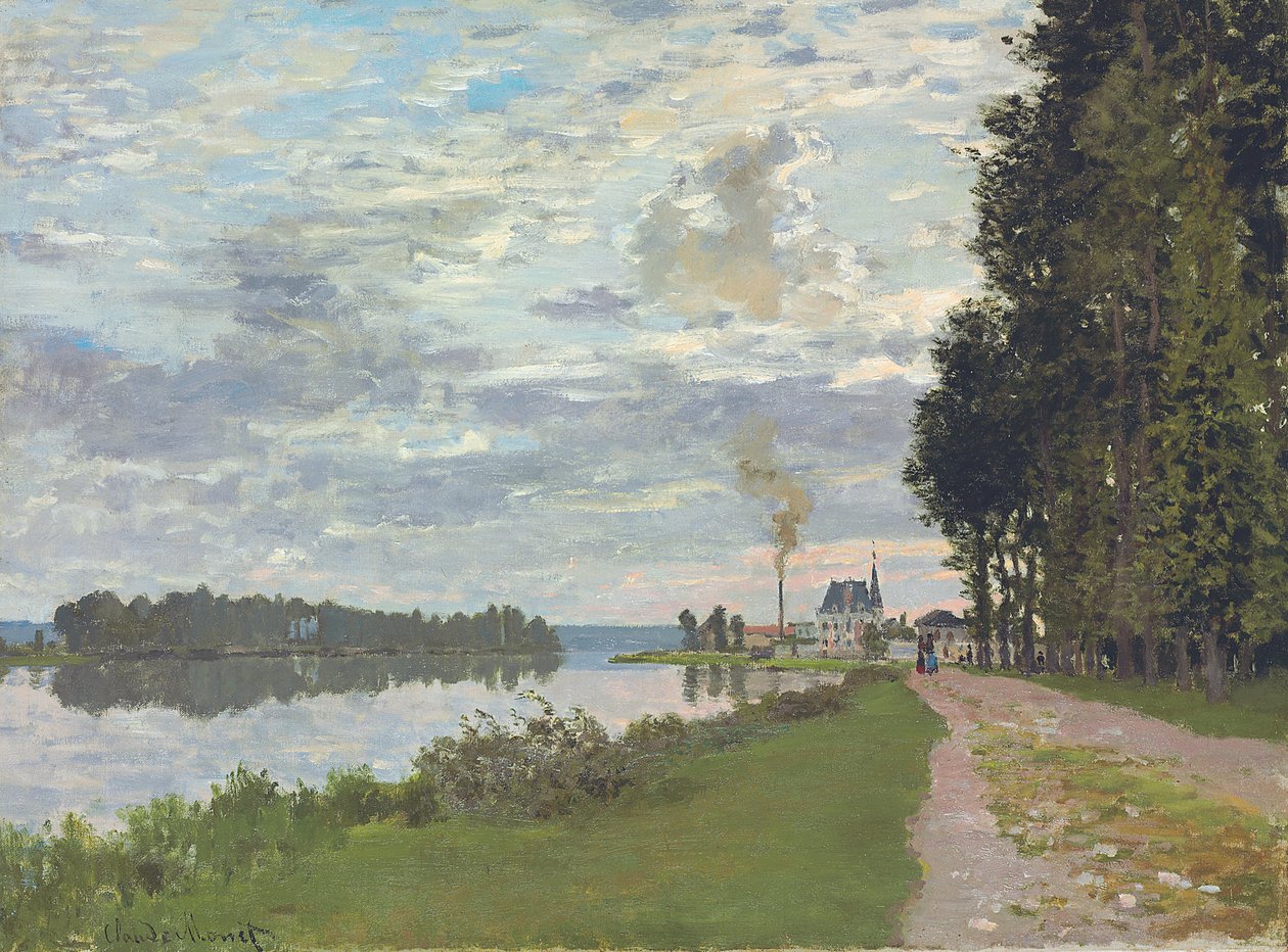 El paseo de Argenteuil de Claude Monet