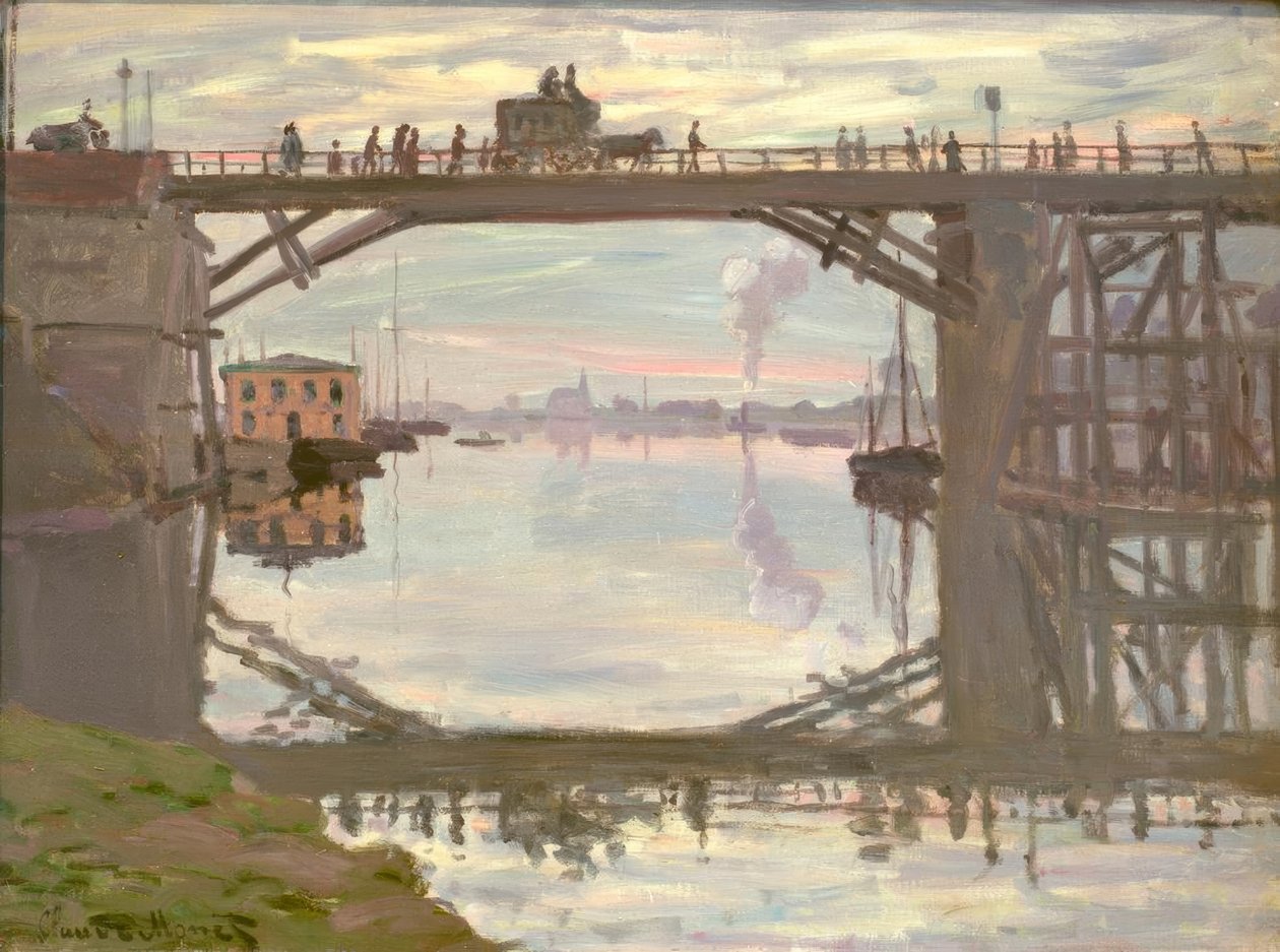 El puente de madera de Claude Monet