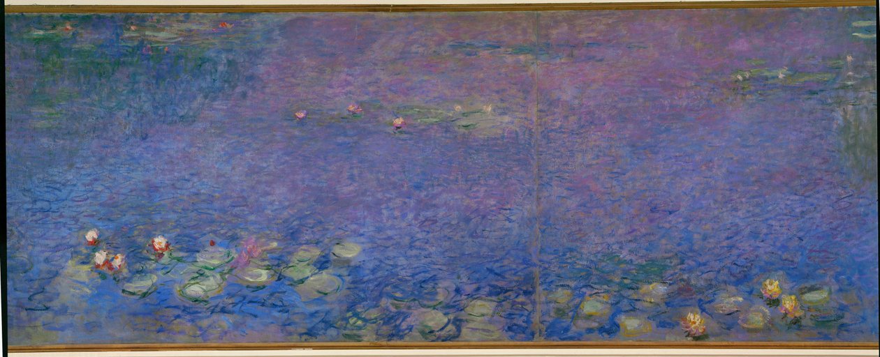 Les Nympheas: matin (óleo sobre lienzo) de Claude Monet