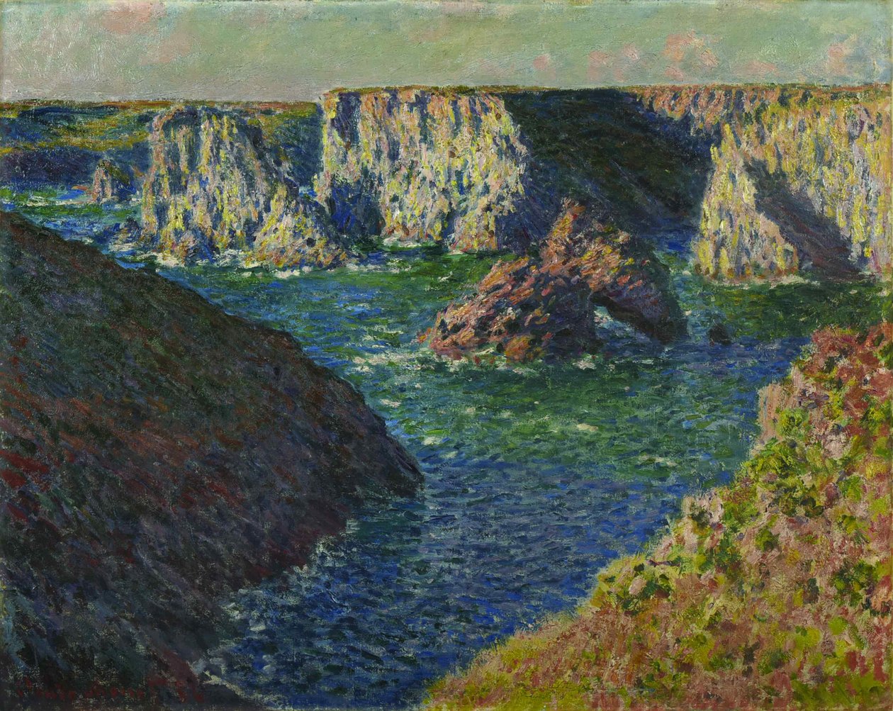 Les Rochers de Belle-Ile, 1886 de Claude Monet