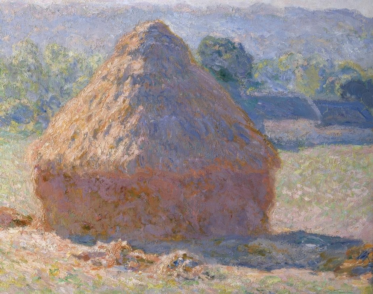 Las pilas, fin de verano de Claude Monet
