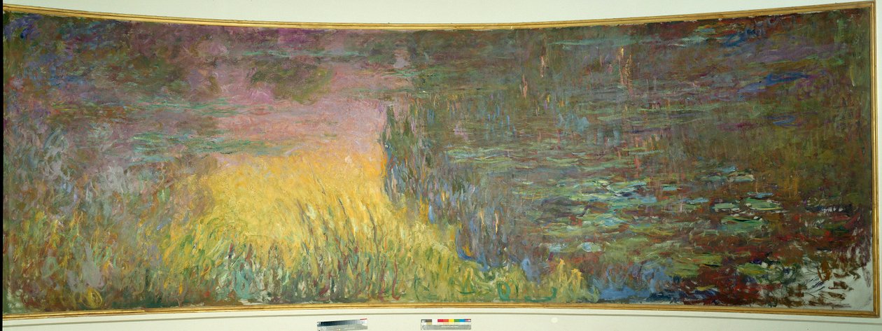 Los nenúfares, sol poniente de Claude Monet