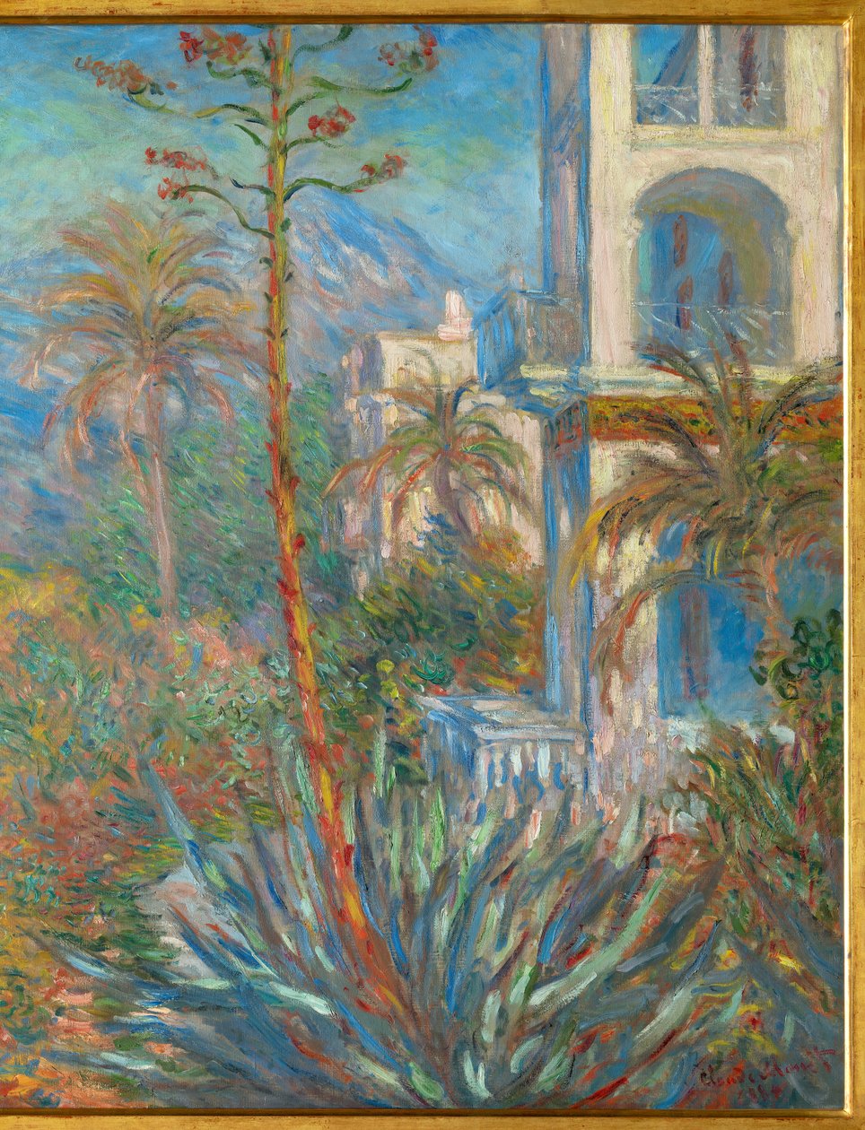 Les villas a Bordighera,1884 (óleo sobre lienzo) de Claude Monet