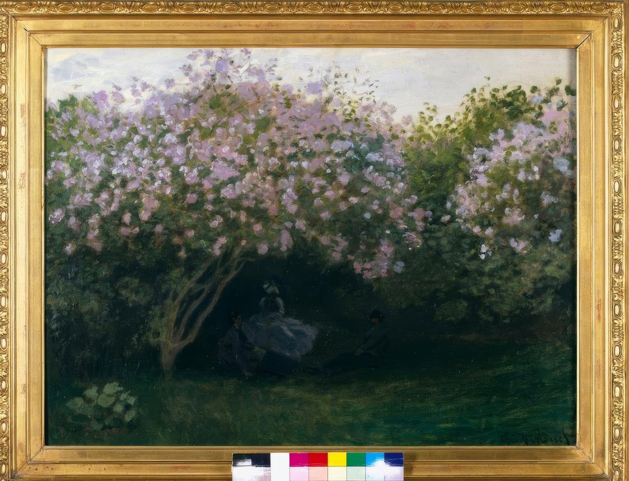 Lilas, tiempo gris de Claude Monet