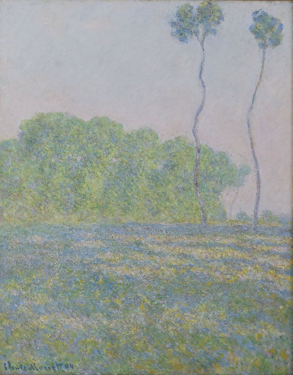 Pradera en Giverny de Claude Monet