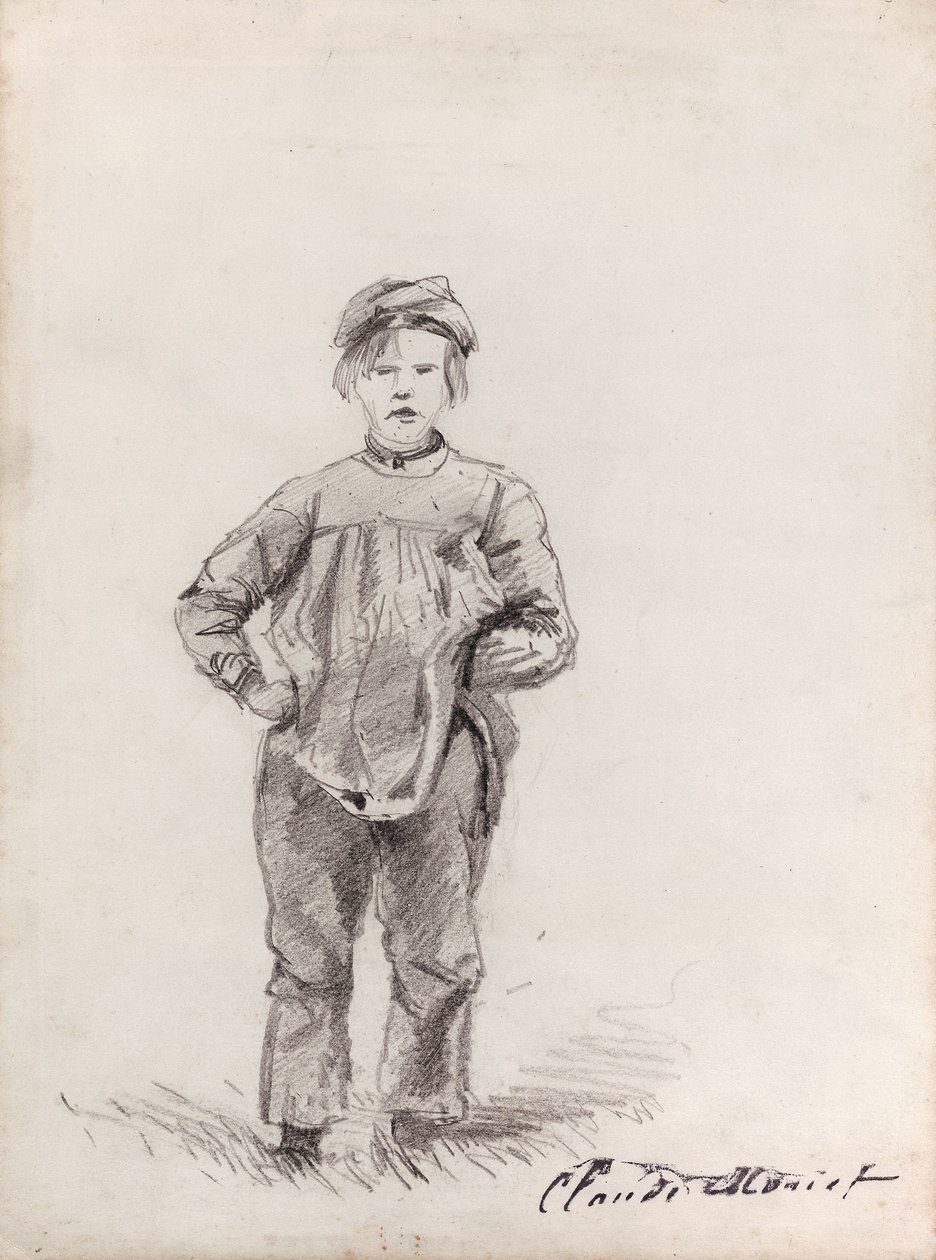 Monet - Niño en el campo, 1857, 2013.985 de Claude Monet