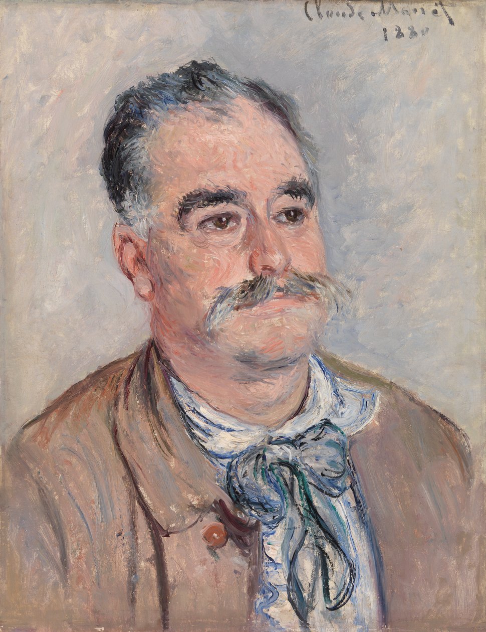 Monsieur Coqueret (Padre) (Retrato de Monsieur Coqueret [Padre]) de Claude Monet