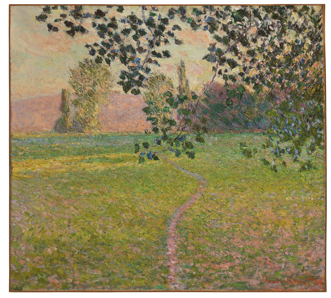 Paisaje matutino, 1888 de Claude Monet