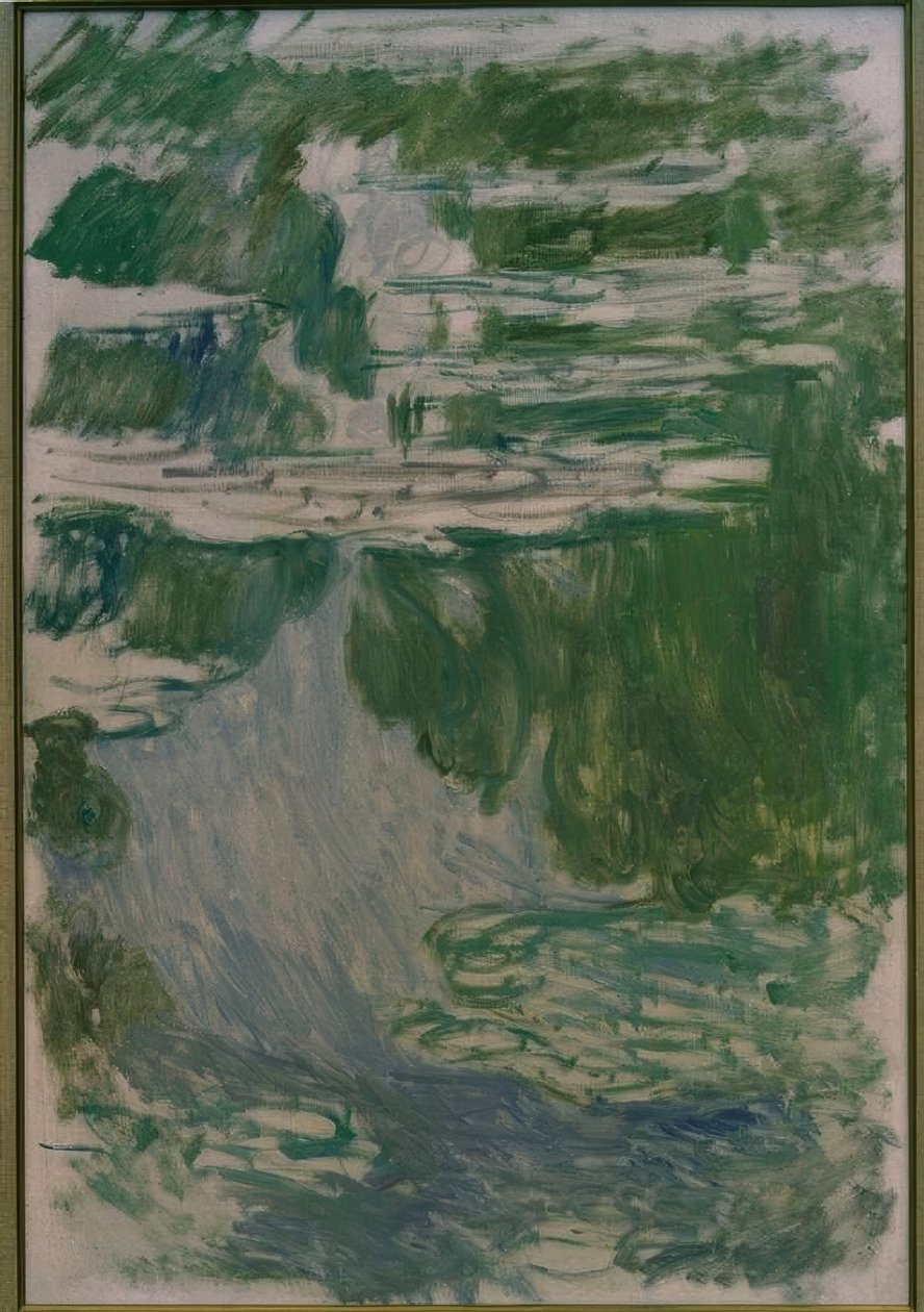Estudio de nenúfares de Claude Monet