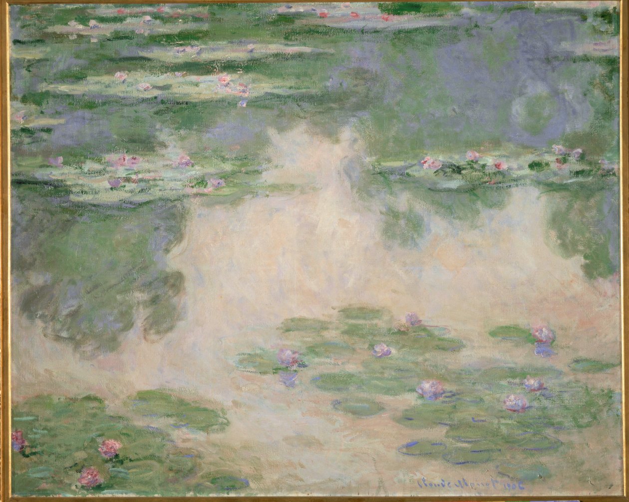 Nympheas (óleo sobre lienzo) de Claude Monet