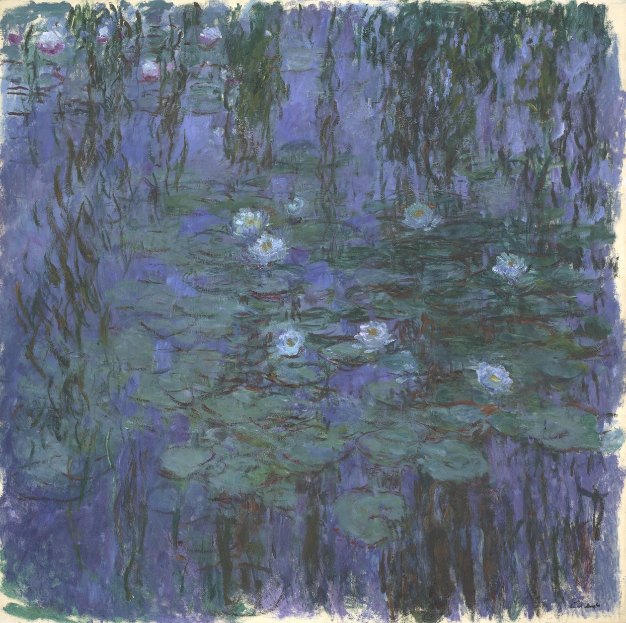 Nenúfares azules de Claude Monet