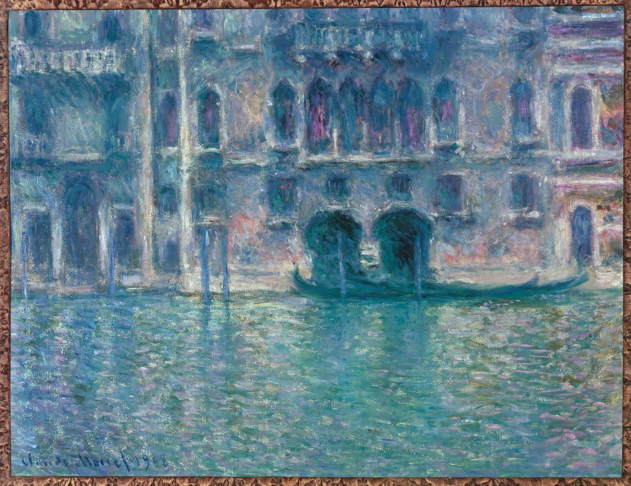 Palazzo da Mula, Venecia (óleo sobre lienzo) de Claude Monet