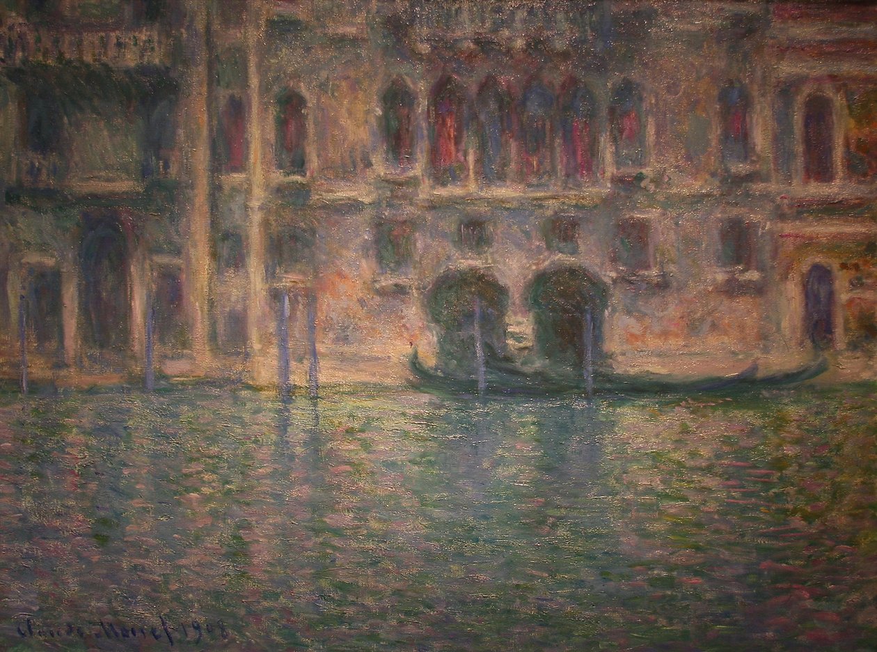 Palacio da Mula, Venecia de Claude Monet