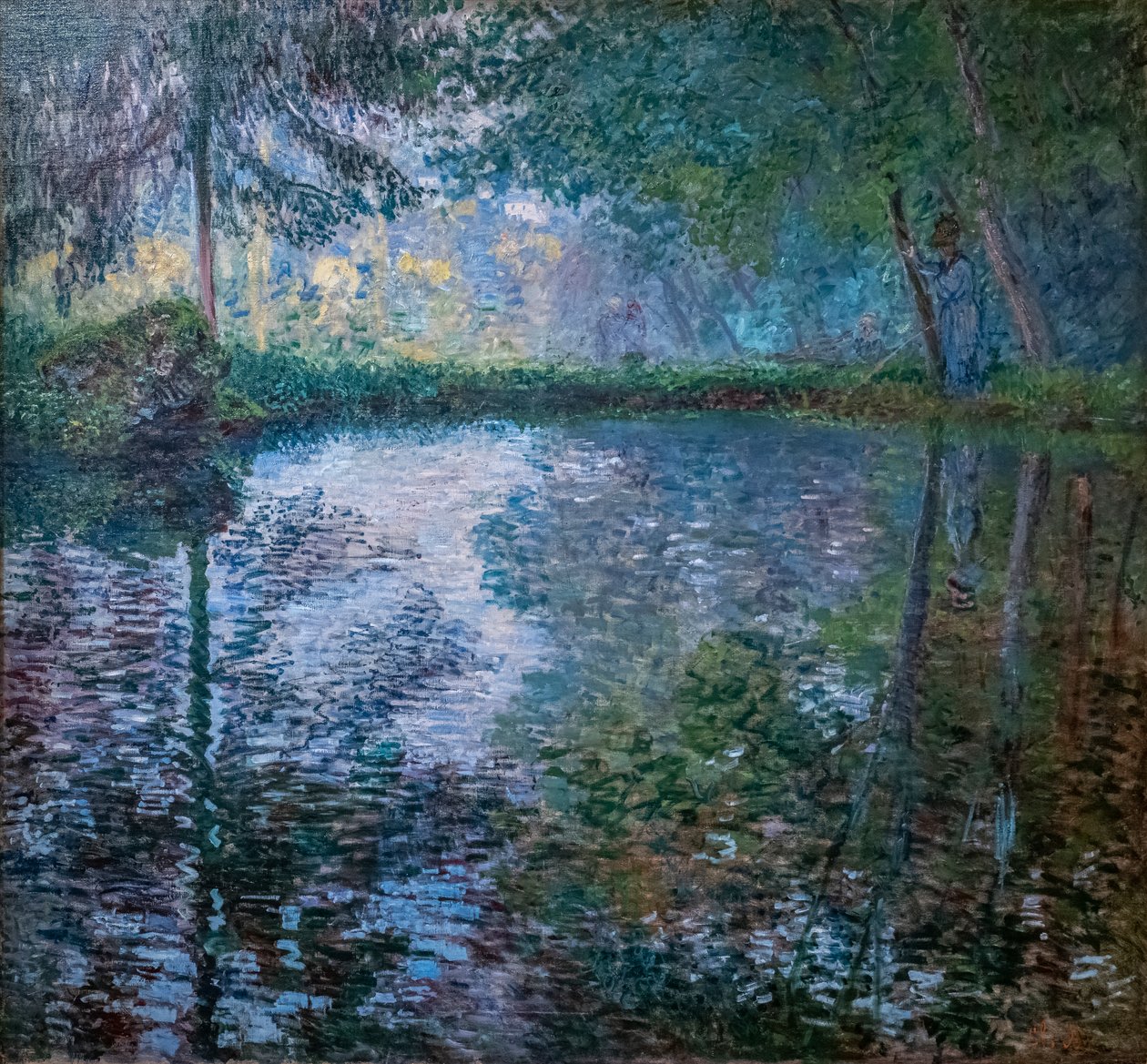 Estanque en Montgeron de Claude Monet