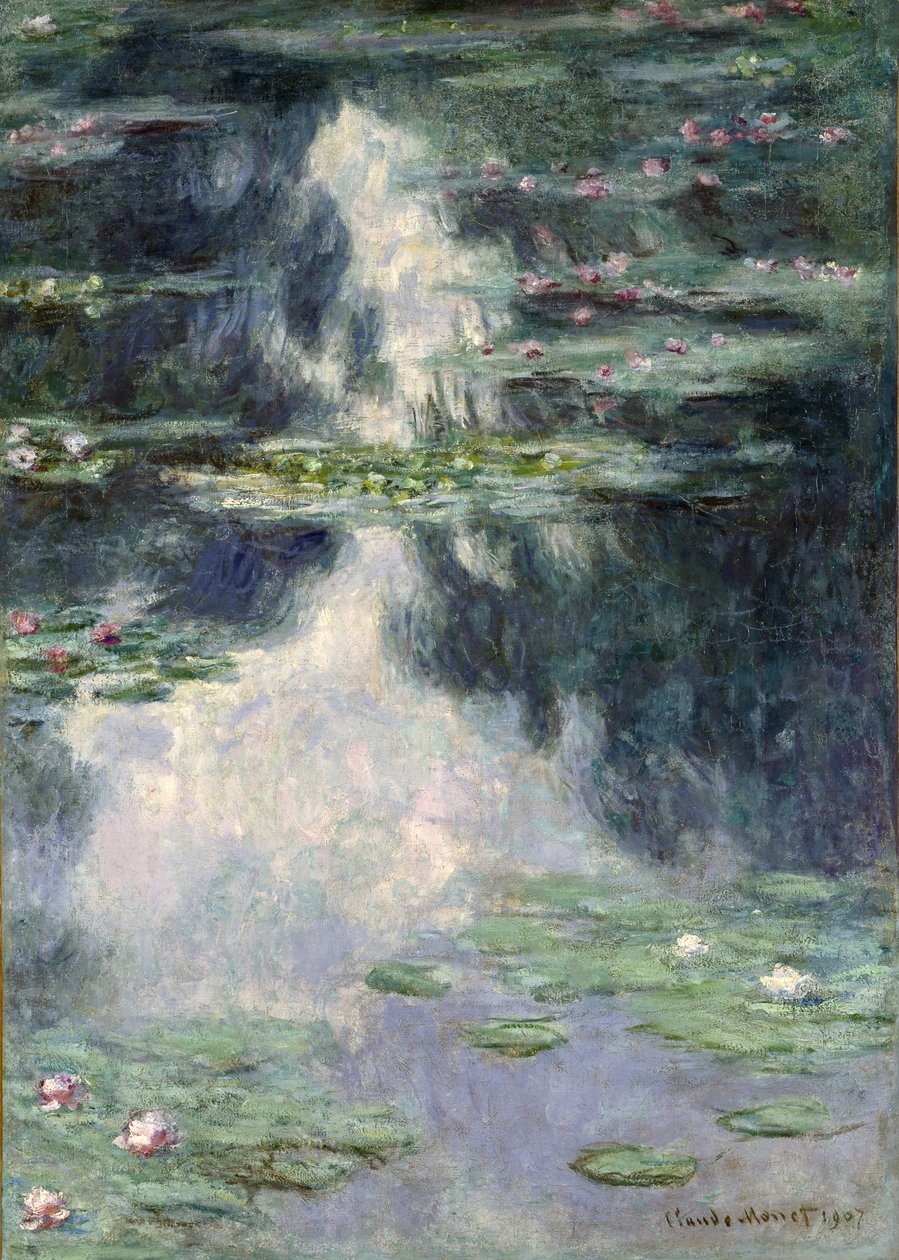 Estanque con nenúfares, 1907 de Claude Monet