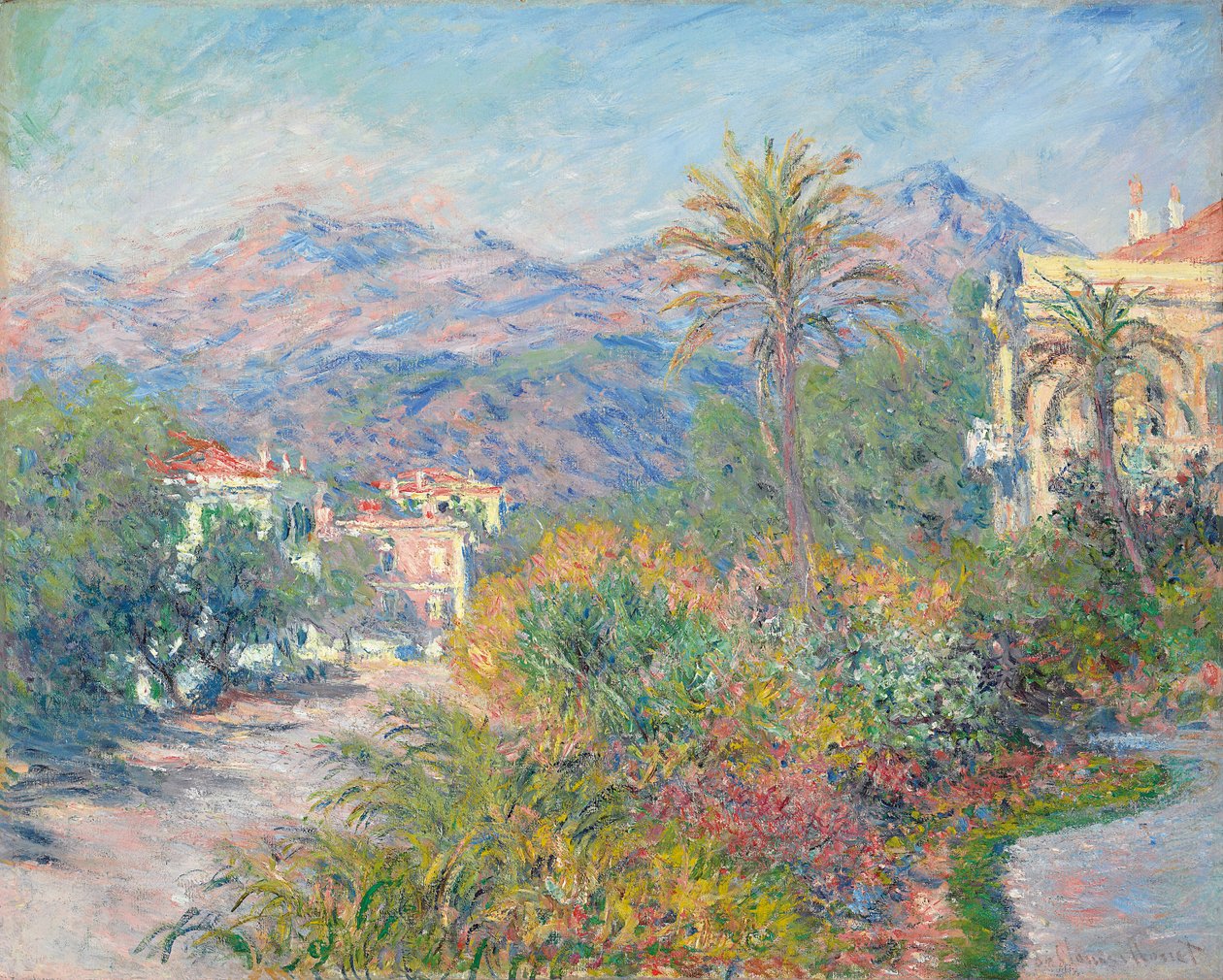Camino Romano en Bordighera de Claude Monet