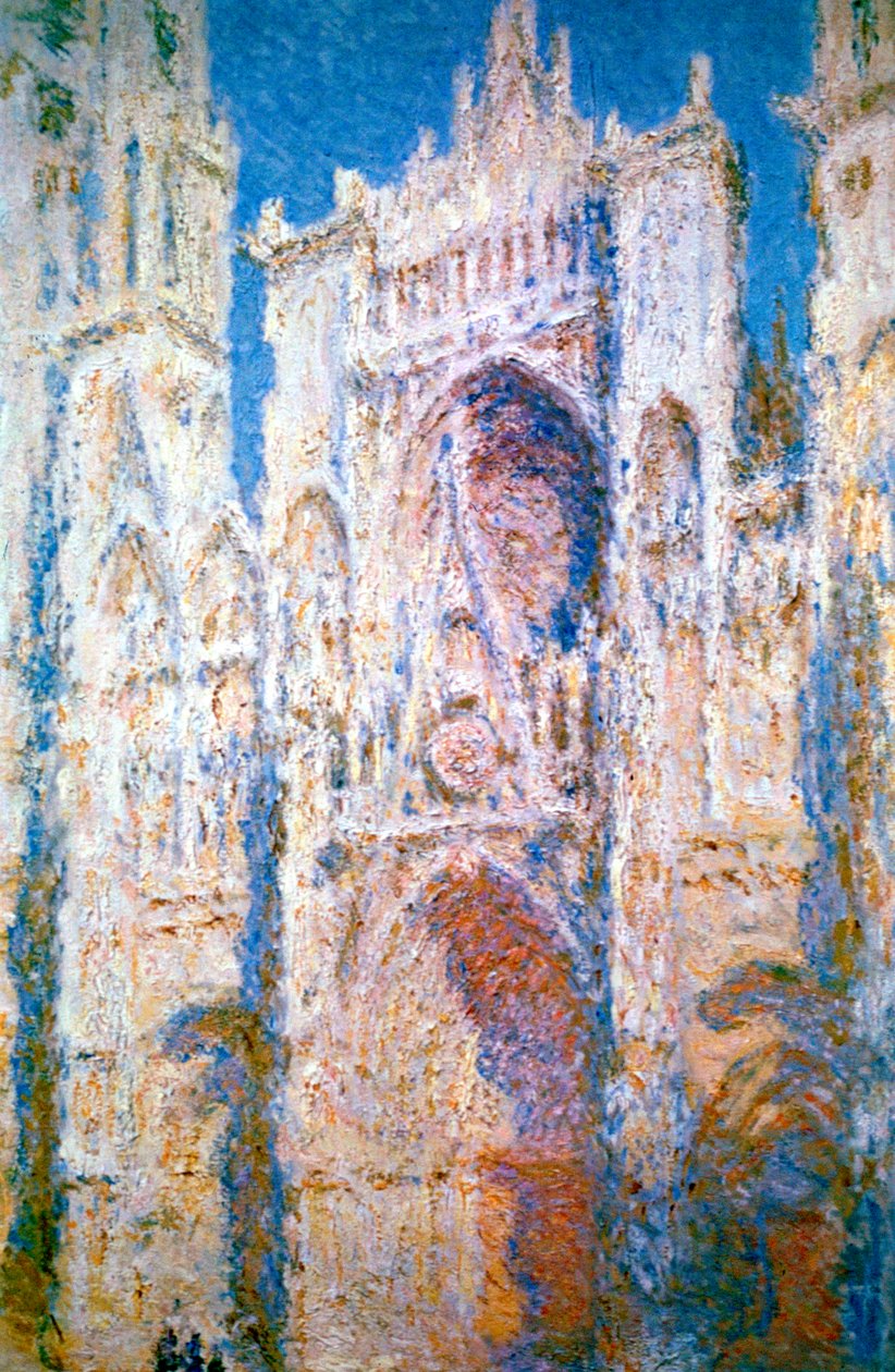 Catedral de Rouen, Armonía en azul y oro, 1894 de Claude Monet
