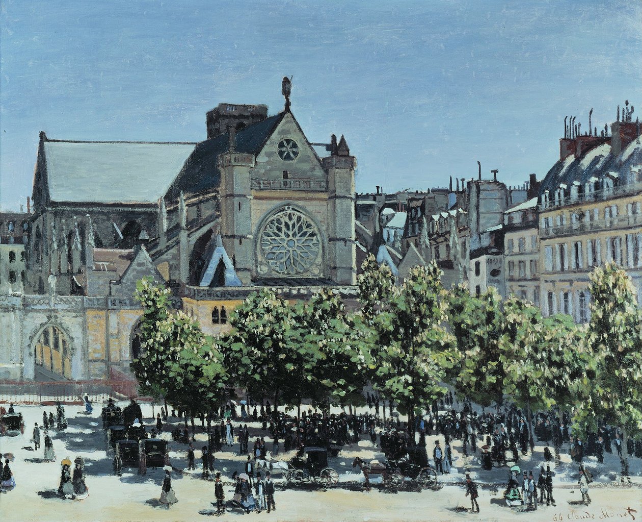 San Germán de Auxerre de Claude Monet