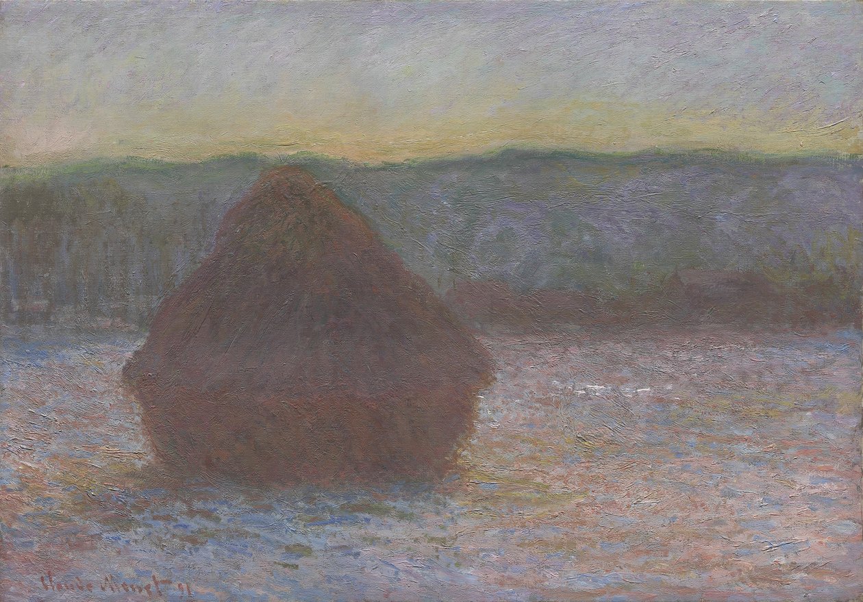 Montón de trigo de Claude Monet