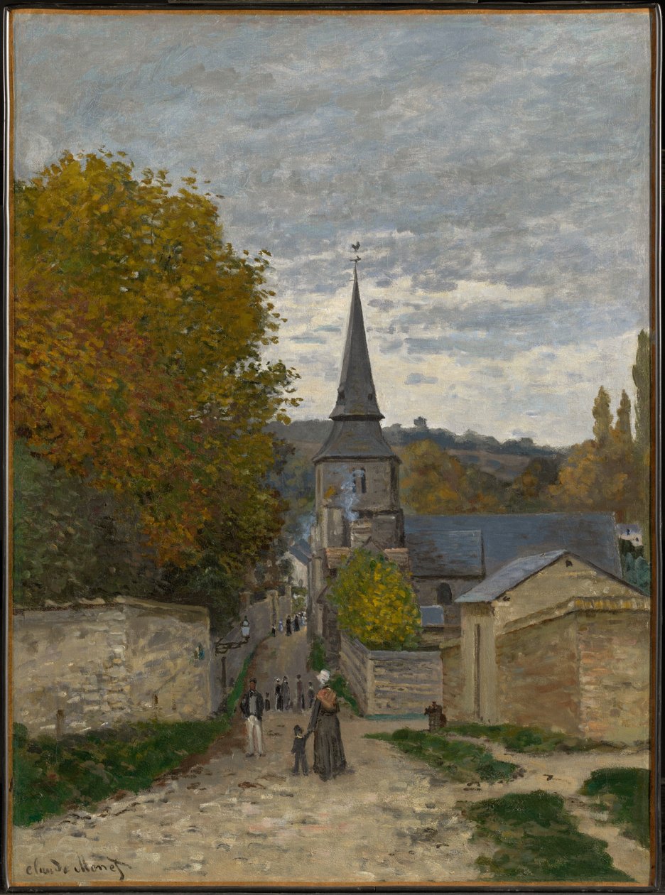 Calle en Sainte-Adresse de Claude Monet