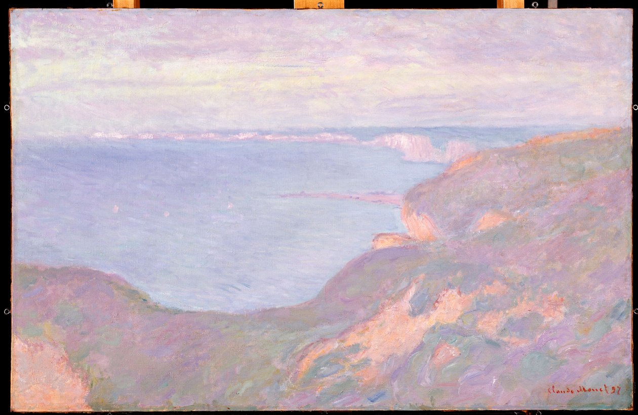 Los Acantilados cerca de Dieppe de Claude Monet