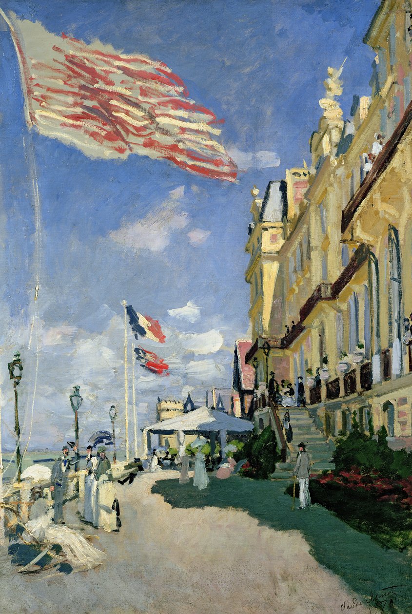 El Hotel des Roches Noires en Trouville de Claude Monet