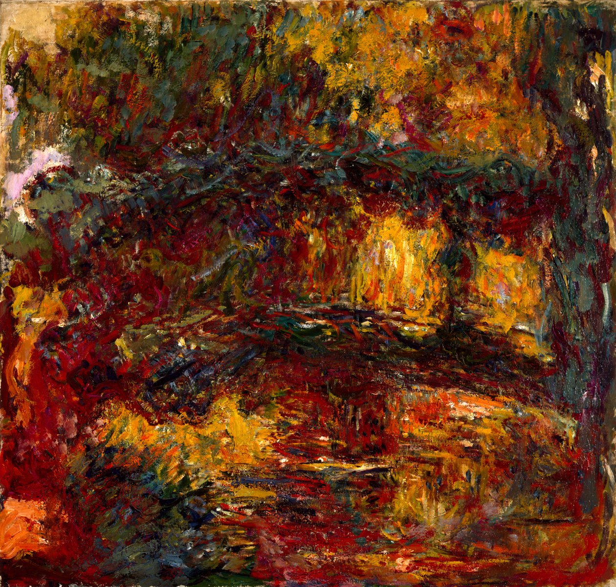 El puente japonés de Claude Monet