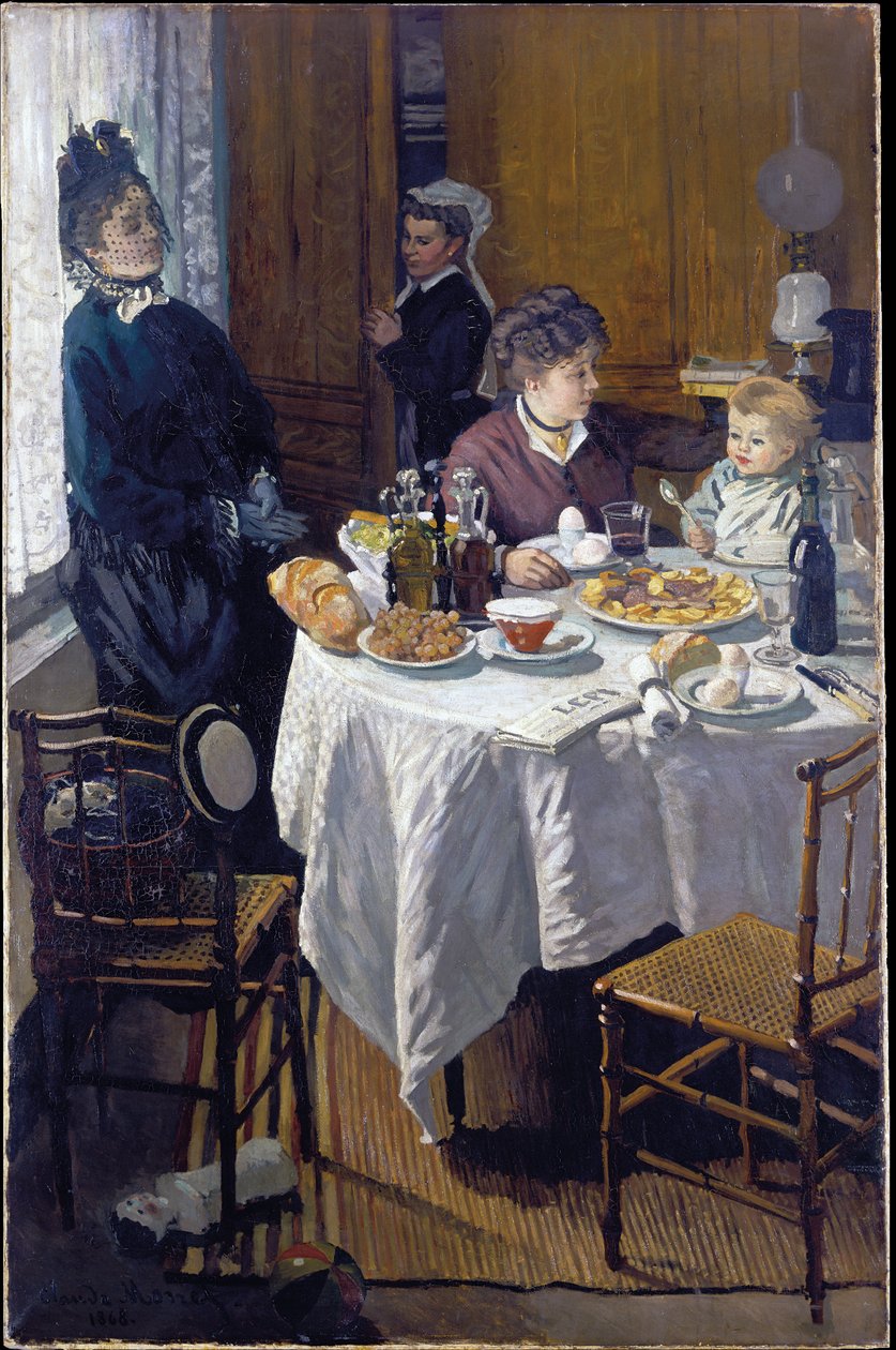El almuerzo de Claude Monet