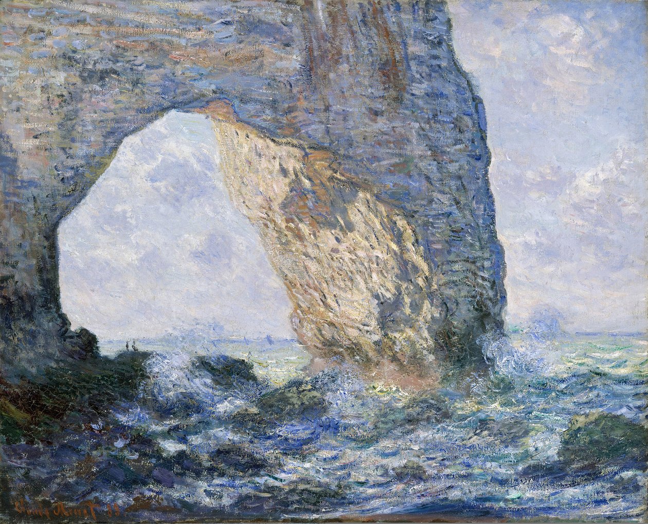 La Manneporte (Étretat), 1883 de Claude Monet