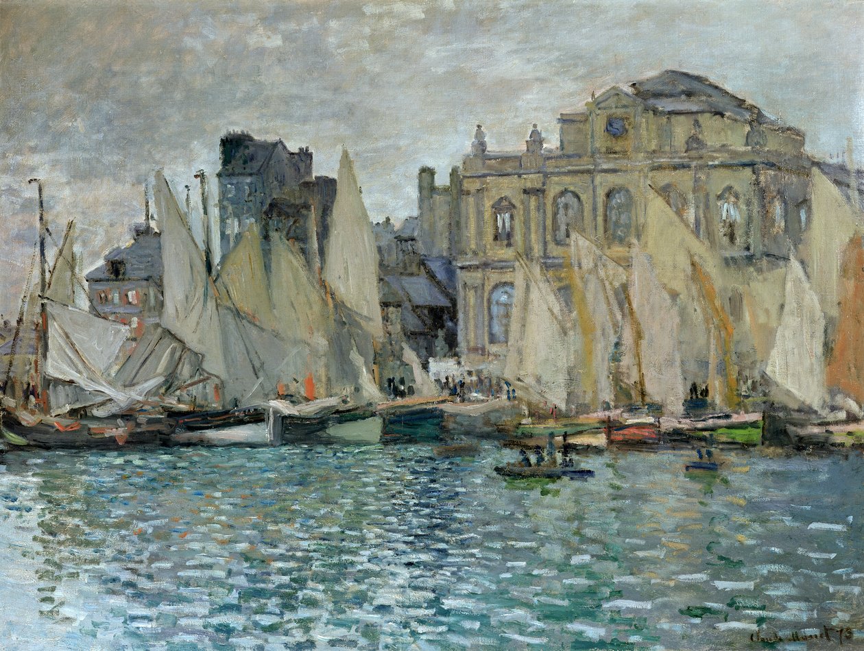 El museo en Le Havre, 1873 de Claude Monet