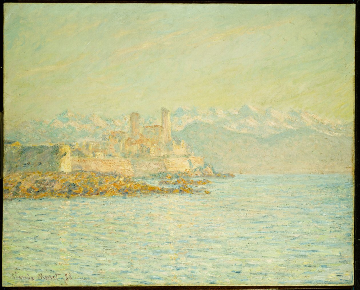El Viejo Fuerte en Antibes de Claude Monet