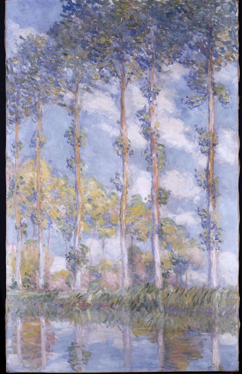 Los álamos de Claude Monet