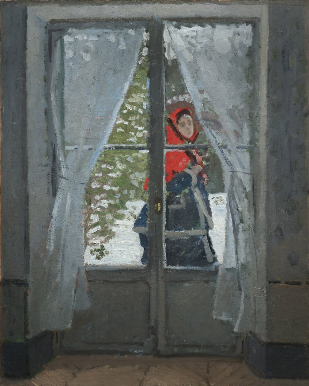 El Pañuelo Rojo de Claude Monet