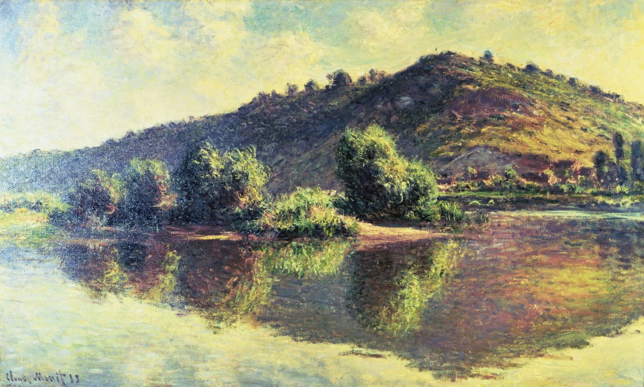 El Sena en Port-Villez, 1883 de Claude Monet