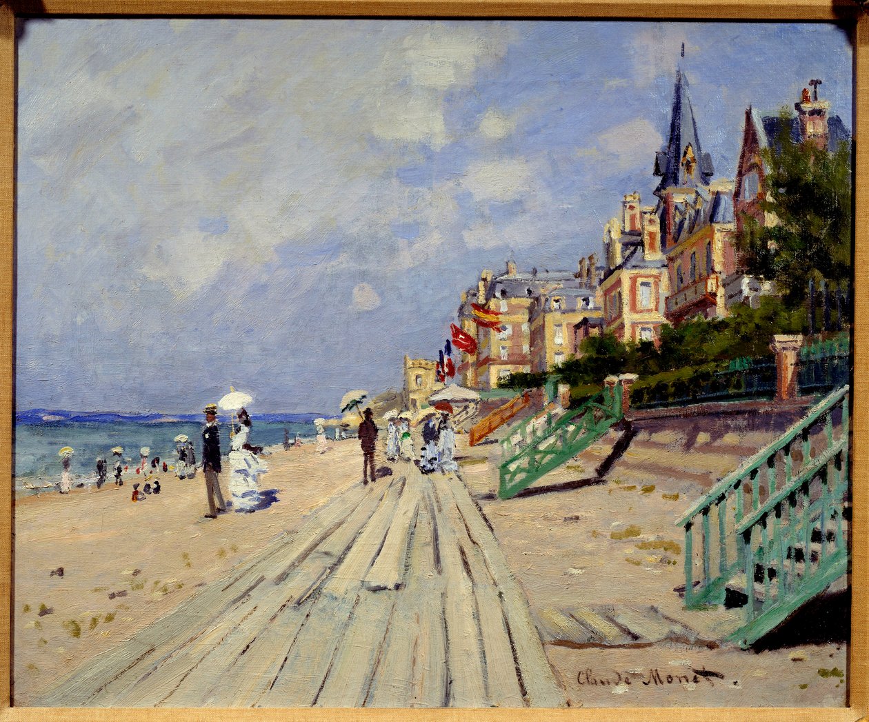 Playa de Trouville de Claude Monet