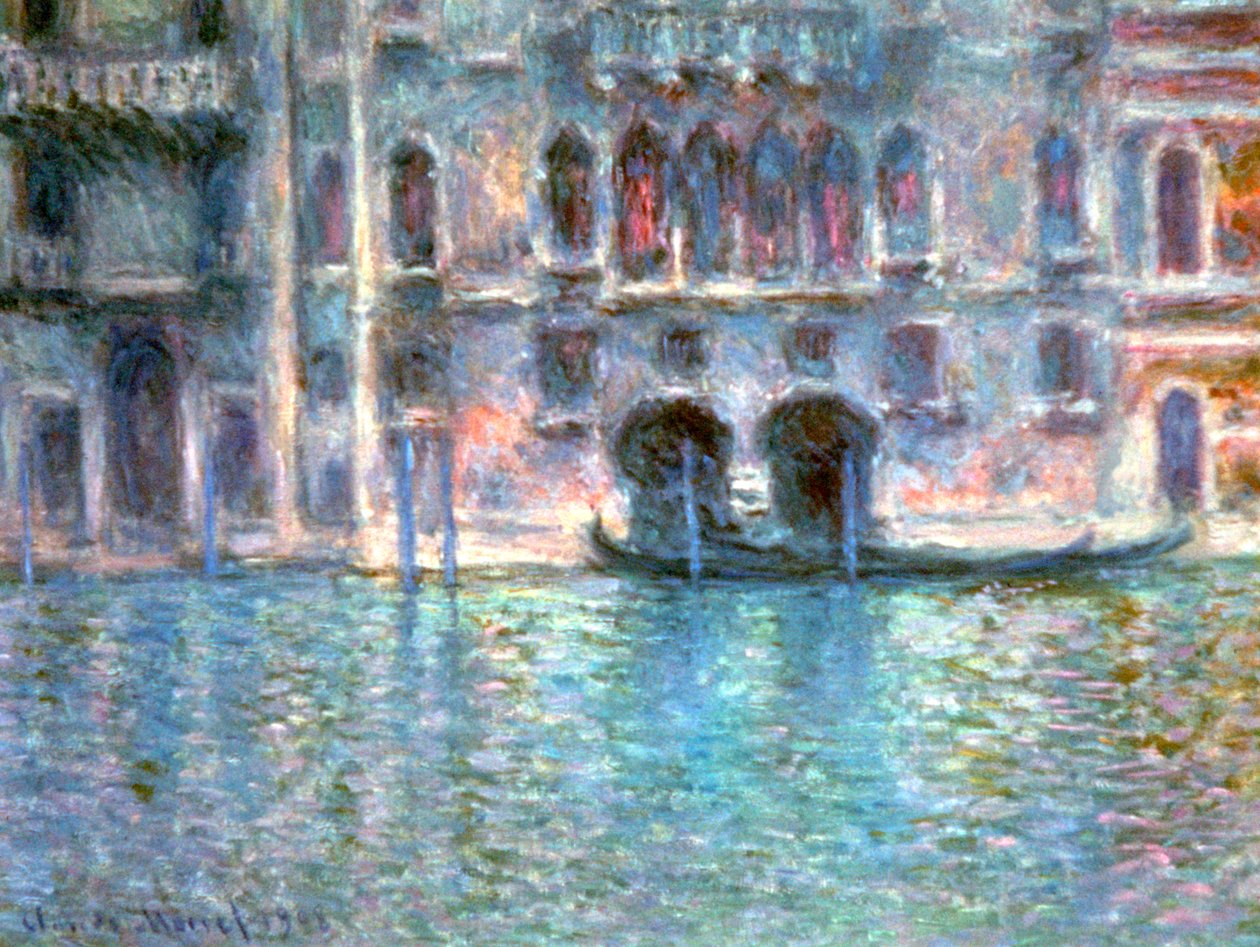 Venecia, Palazzo Da Mula, 1908 de Claude Monet